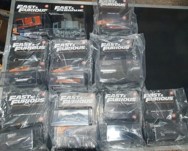 Fast & Furios 1/43 deagostini lotto  10 modellini