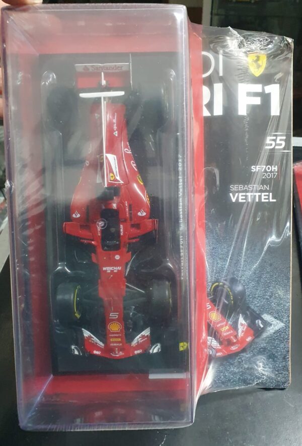 Ferrari SF70H - Sebastian Vettel - 2017 Uscita 55 - LE GRANDI FERRARI F1 1:24
