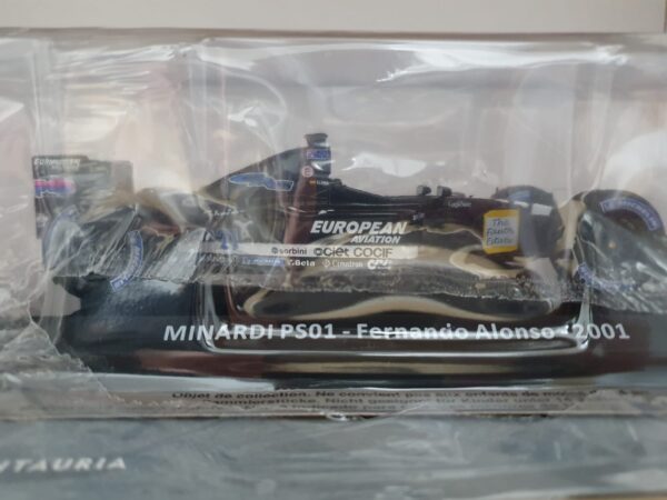 MINARDI PS01 - Fernando Alonso - 2001 Uscita 109 - Le Grandi Formula 1 1:24 - immagine 4